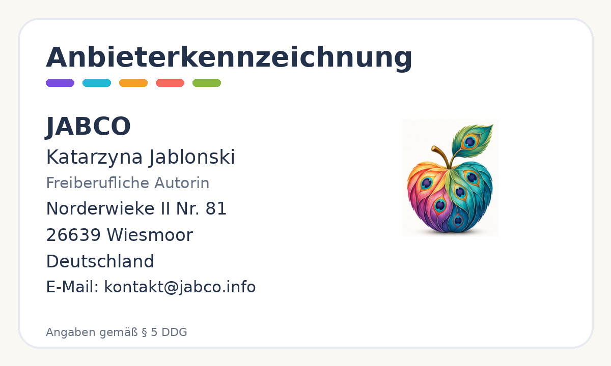 Kontaktdaten der verantwortlichen Stelle